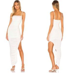 Superdown Milani Rouched Maxi Dress Size Medium